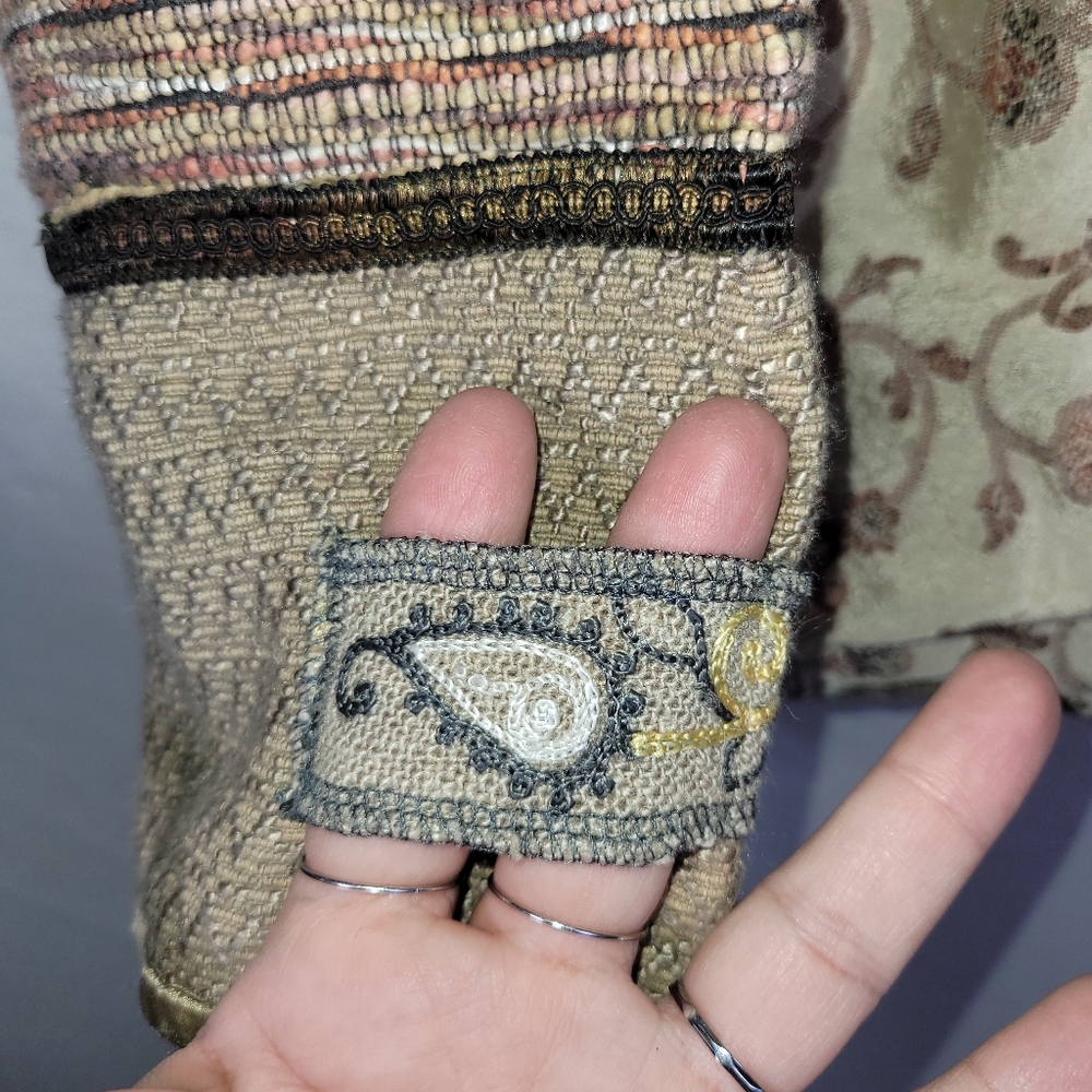 Vtg Flashback Patchwork Multi Blazer Jacket - image 7